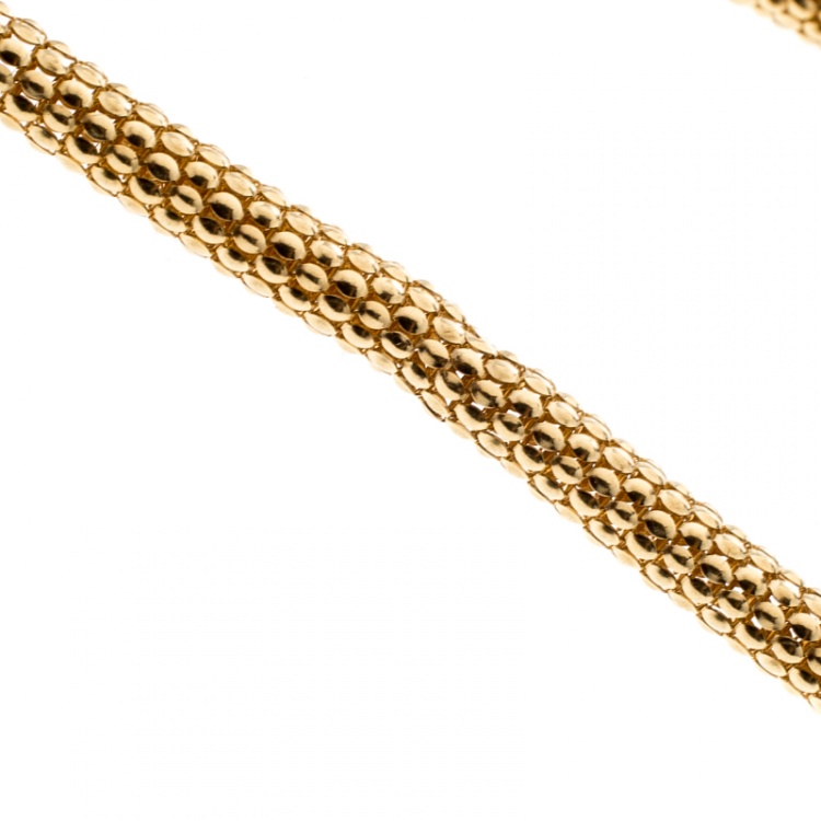 Pre Owned Cartier Panthere De Cartier Diamond Garnet & Onyx 18k Yellow Gold Bracelet