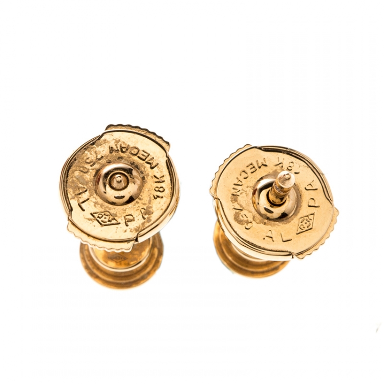 Pre Owned Cartier Saphirs Legers Pink Gold And Pink Sapphires Earrings