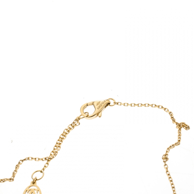 Pre Owned Cartier Diamants Legers de Cartier Diamond 18k Yellow Gold Bracelet
