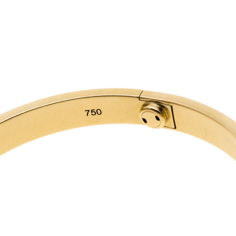 Pre Owned Cartier Love 18k Yellow Gold Bracelet 19
