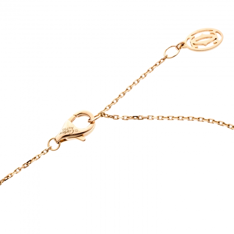 Pre Owned Cartier Diamants Legers de Cartier Diamond 18k Rose Gold Bracelet