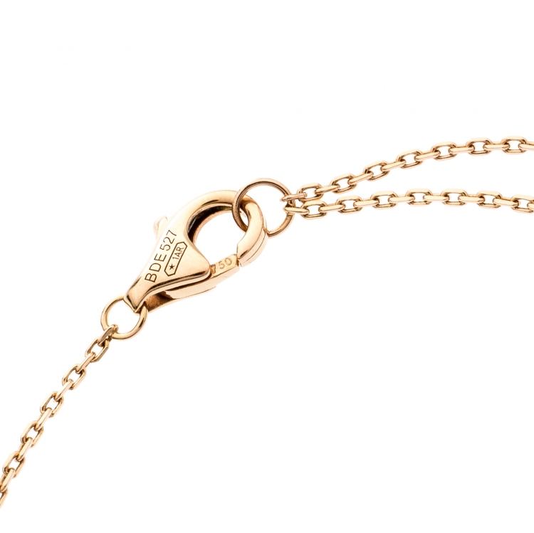 Pre Owned Cartier Diamants Legers de Cartier Diamond 18k Rose Gold Bracelet