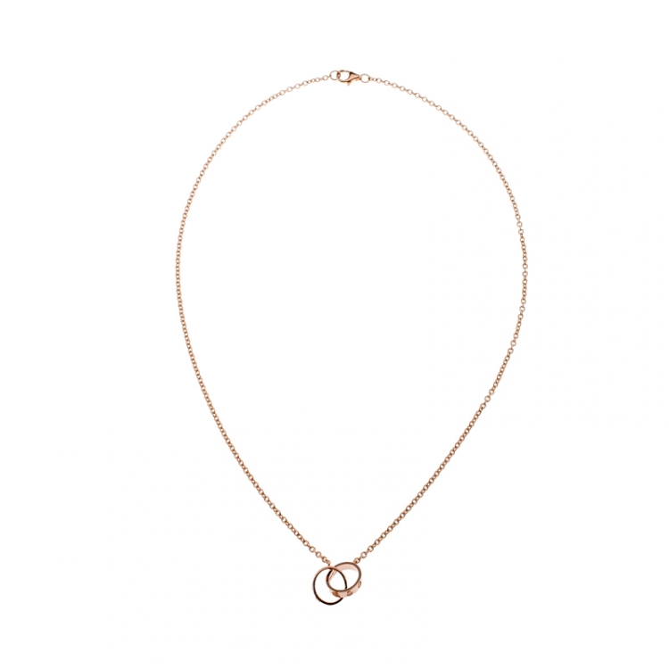Cartier Love Necklace with 2 Diamonds - Designer WishBags