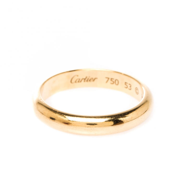 cartier ring 750 53