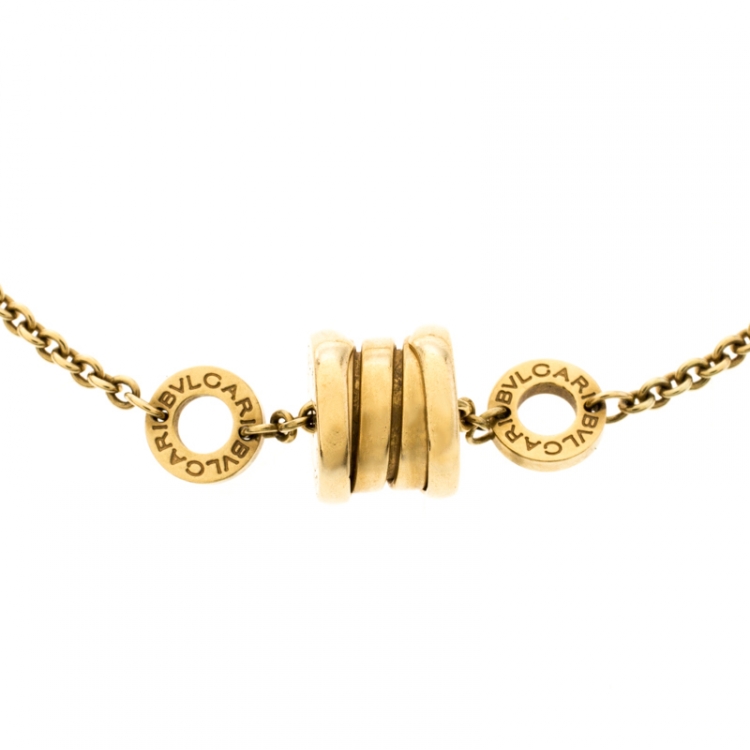 Pre Owned Bvlgari B.Zero1 18k Yellow Gold Soft Bracelet
