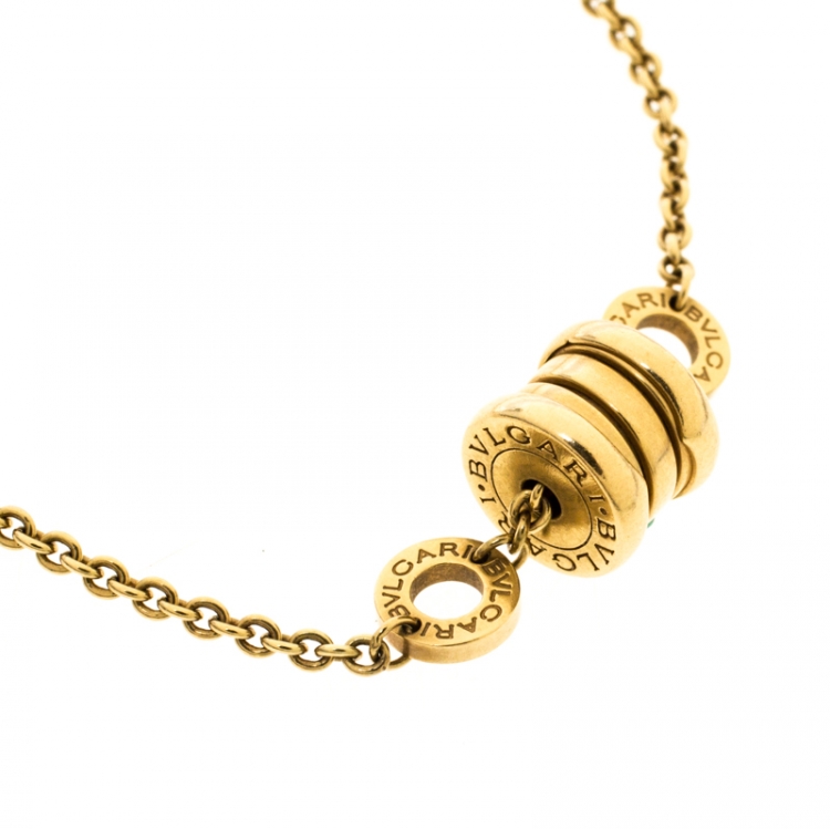 Pre Owned Bvlgari B.Zero1 18k Yellow Gold Soft Bracelet