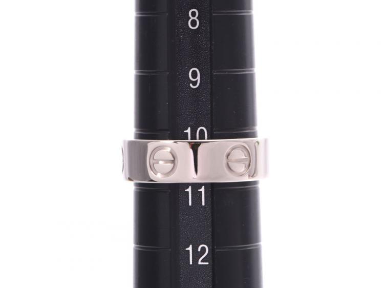 Pre Owned Cartier Astro Love 18k White Gold Ring Size 51