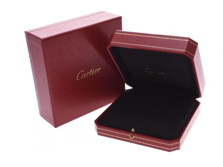 Pre Owned Cartier Diamanreger 18K Yellow Gold And Diamond Pendant Necklace