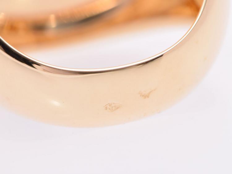 Pre Owned Cartier 18K Yellow Gold Ring Band Size 49
