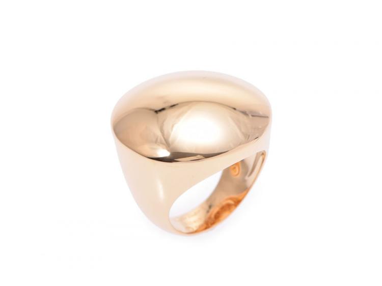 Pre Owned Cartier 18K Yellow Gold Ring Band Size 49