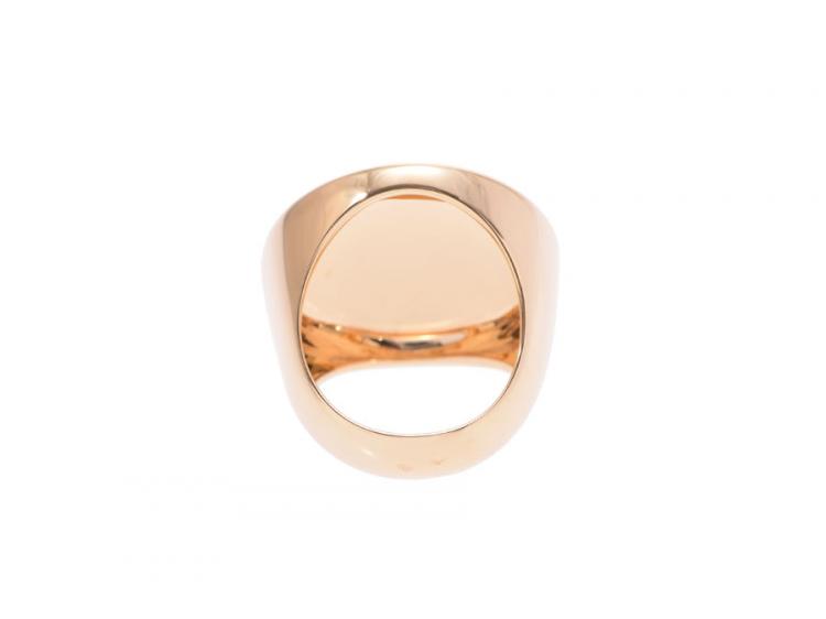 Pre Owned Cartier 18K Yellow Gold Ring Band Size 49