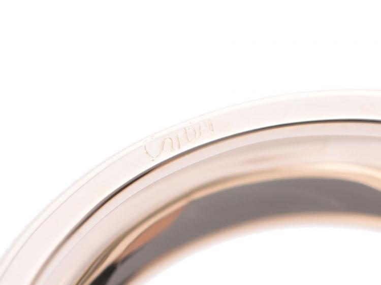 Pre Owned Cartier Love Me 2 Tones Band Ring Size 60