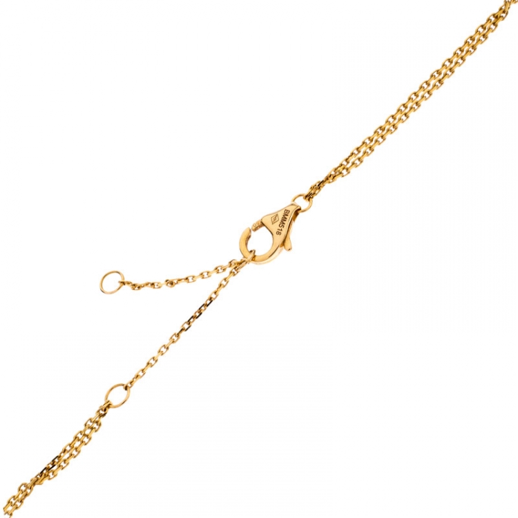 Pre Owned Cartier Trinity 18k Three Tone Gold Necklace