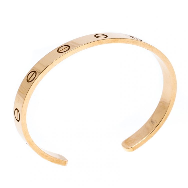 Cartier LOVE Bracelet in 18kt Pink Gold With A Diamond - Cartier Love  Bracelets - Cartier Jewelry