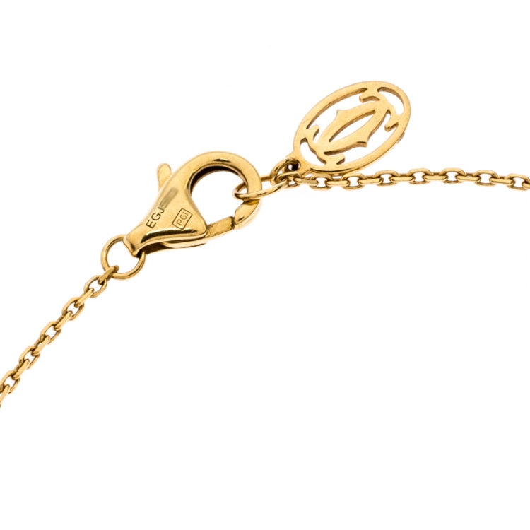 Pre Owned Cartier Diamants Legers de Cartier Diamond 18k Yellow Gold Bracelet