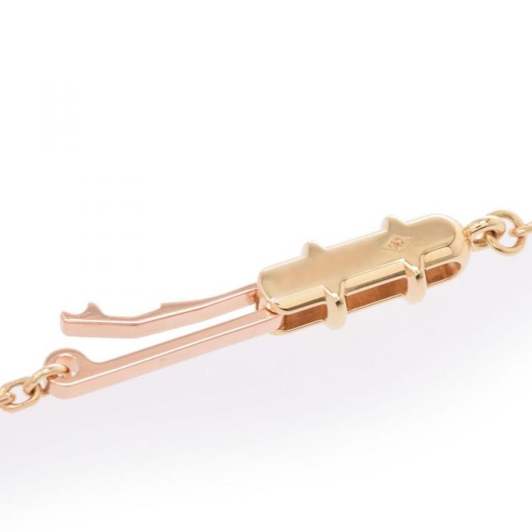 Pre Owned Cartier Heart of Cartier Diamonds 18K Yellow Gold Pendant Necklace
