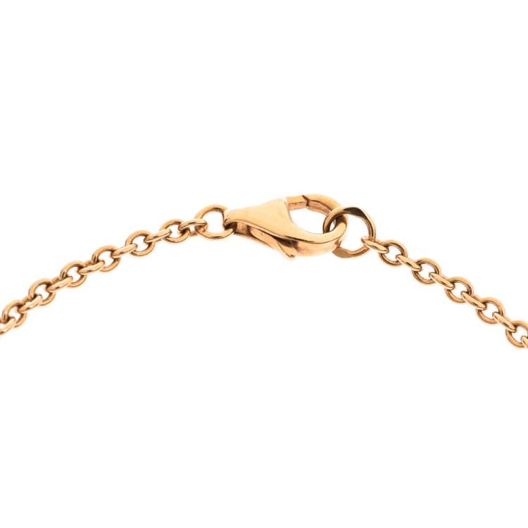 Pre Owned Cartier Love 2 Hoops 18K Rose Gold Bracelet