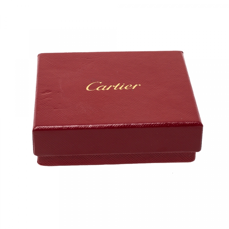 Pre Owned Cartier Trinity Vintage 18K Three Tone Gold Pendant Necklace