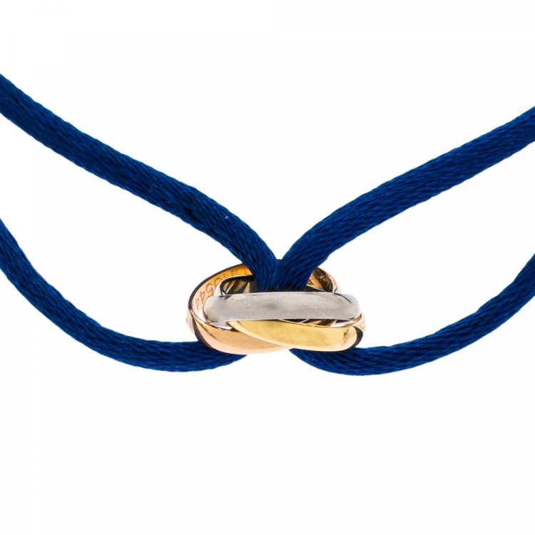 cartier trinity bracelet blue