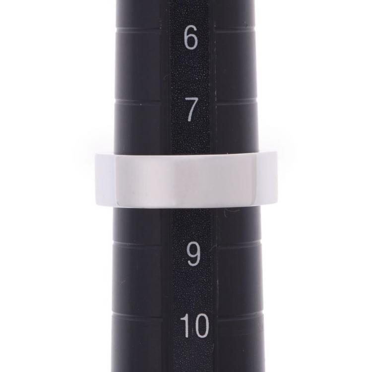 Pre Owned Cartier Love 18K White Gold Diamond Ring Size 48