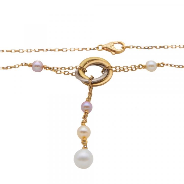 cartier trinity pearl bracelet