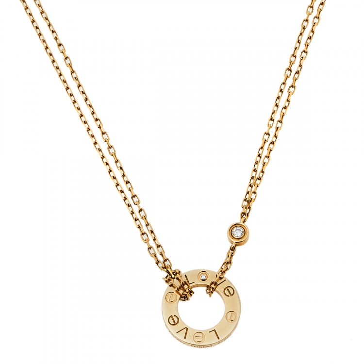 Cartier Yellow Gold Love Necklace | Harrods US