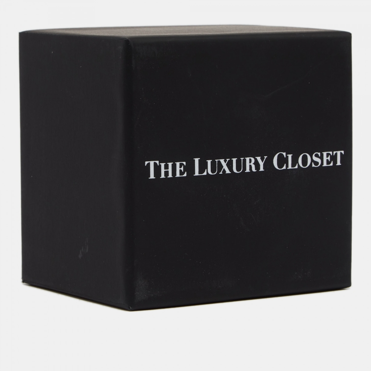 Pre Owned Cartier Trinity Ceramic 18k White Gold Adjustable Cord Bracelet