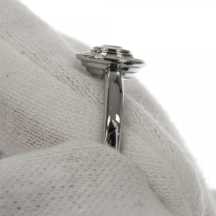 Pre Owned Cartier D'amour Platinum Diamond Ring EU 50