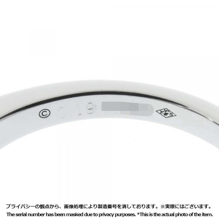 Pre Owned Cartier D'amour Platinum Diamond Ring EU 50