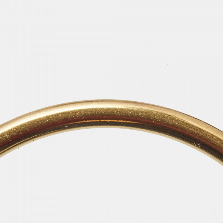 Pre Owned Cartier Juste Un Clou Diamond 18k Yellow Gold Bracelet 19
