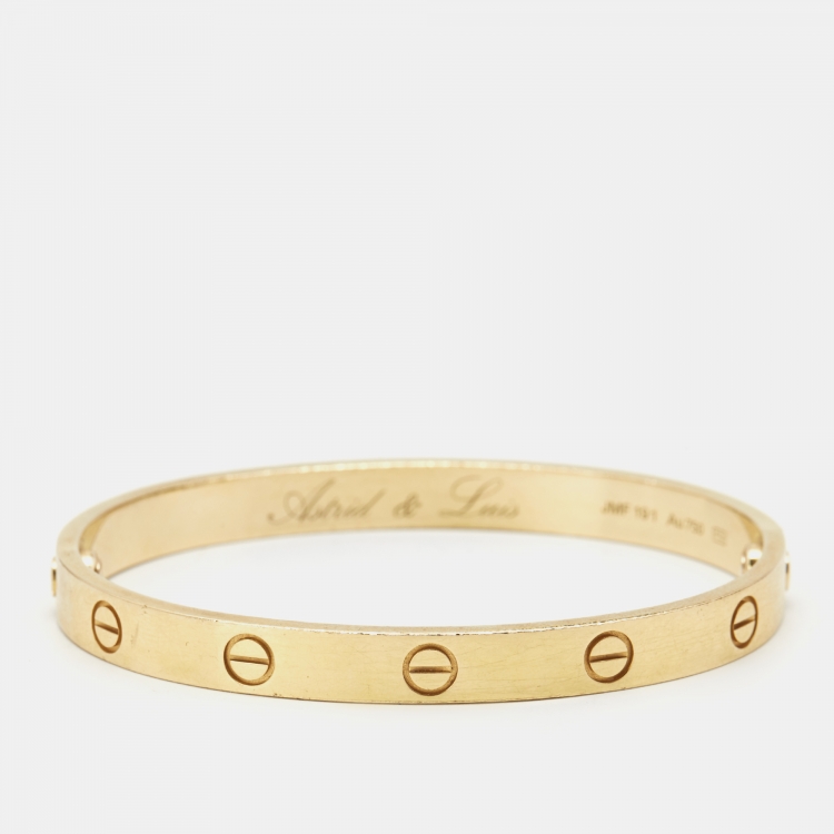 Original cartier love outlet bracelet