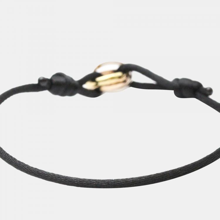 مملوكة مسبقًا Cartier Trinity 18K Yellow Rose and White Gold Bracelet 20.5