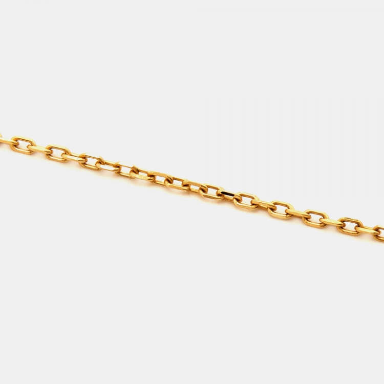 مملوكة مسبقًا Cartier Juste Un Clou Diamond 18k Yellow Gold Necklace