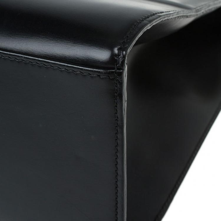 Pre Owned Cartier Black Leather Panther Bag