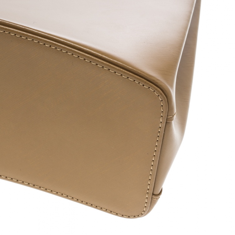 Pre Owned Cartier Brown Leather Trinity Bag