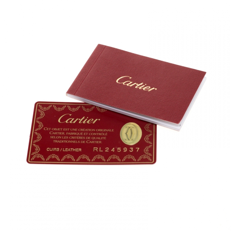 Pre Owned Cartier Beige Canvas and Leather Marcello de Cartier Bag
