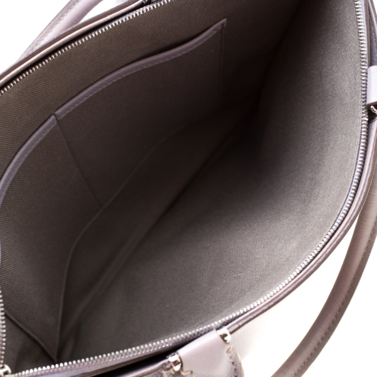 Pre Owned Cartier Light Lavander Leather C De cartier Small Tote