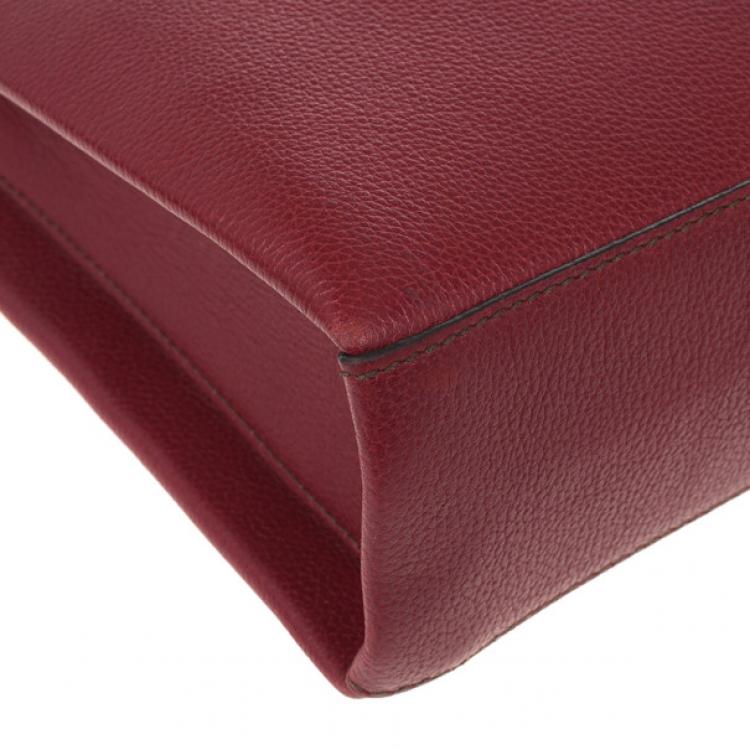 Pre Owned Cartier Red Classic Feminine Line Chain Bag 