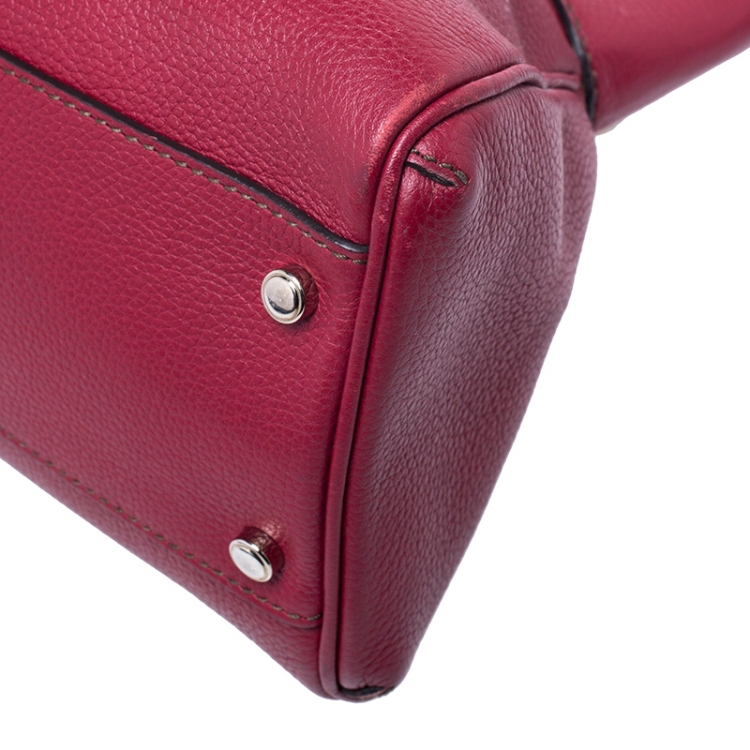 مملوكة مسبقًا Cartier Burgundy Leather Medium Marcello de Cartier Bag