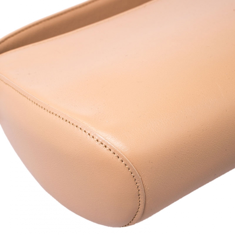 Pre Owned Cartier Beige Leather Shoulder Bag