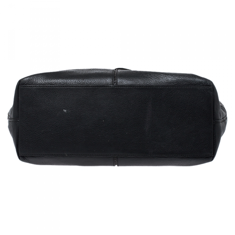 Pre Owned Cartier Black Leather and Snakeskin Limited Edition 'Marcello De Cartier' Tote