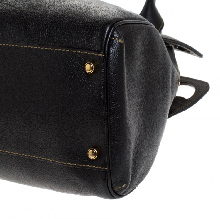 مملوكة مسبقًا Cartier Black Leather Large Marcello de Cartier Bag