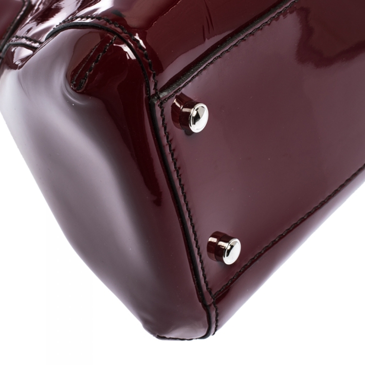 مملوكة مسبقًا Cartier Red Patent Leather Medium Marcello de Cartier Bag