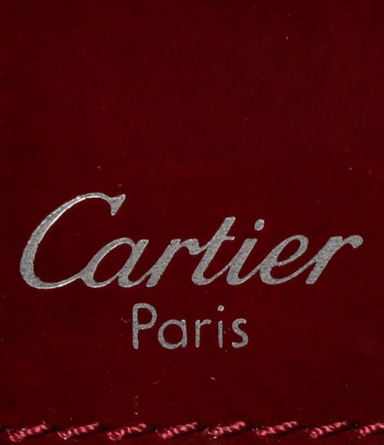 مملوكة مسبقًا Cartier Red Leather Happy Birthday Top Handle Bag