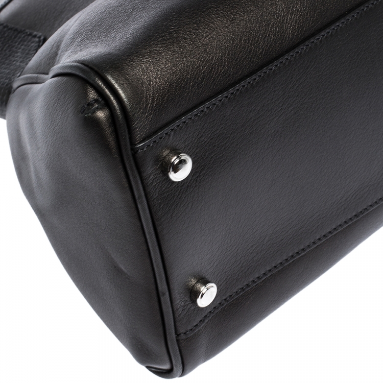 مملوكة مسبقًا Cartier Black Leather Medium Marcello de Cartier Bag