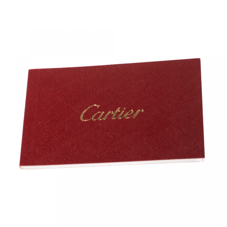 Pre Owned Cartier Red Patent Leather Large Marcello de Cartier Bag