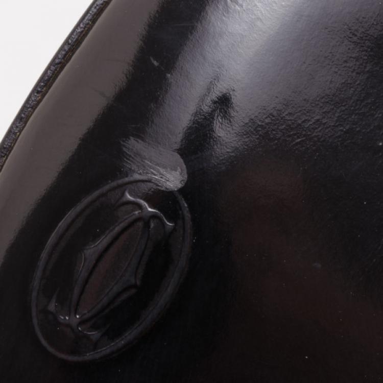 Pre Owned Cartier Black 'Happy Birthday' Hobo