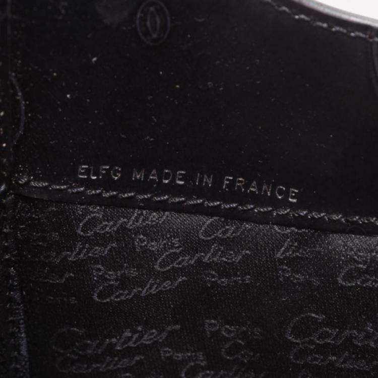 Pre Owned Cartier Black 'Happy Birthday' Hobo