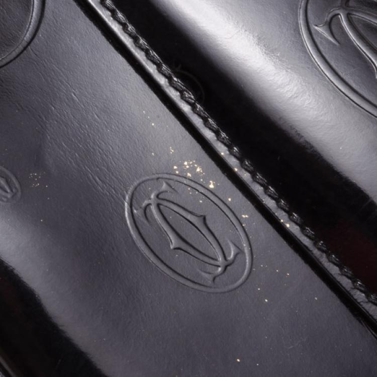 Pre Owned Cartier Black 'Happy Birthday' Hobo