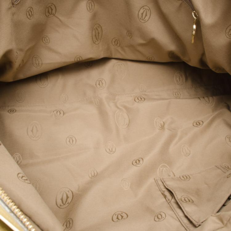 Pre Owned Cartier Marcello de Cartier Handbag in Gold